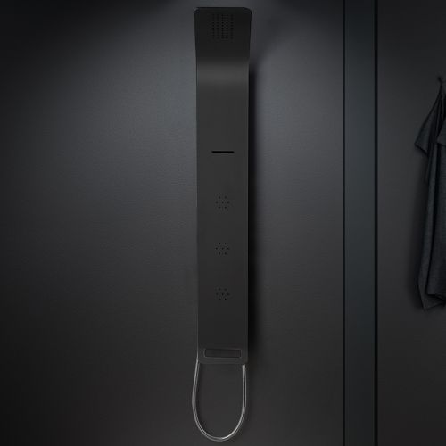 ΣΤΗΛΗ ΝΤΟΥΣ ΥΔΡΟΜΑΣΑΖ ΤΕΣΣΑΡΩΝ ΕΞΟΔΩΝ Icos Shower ASTREA Black Matt