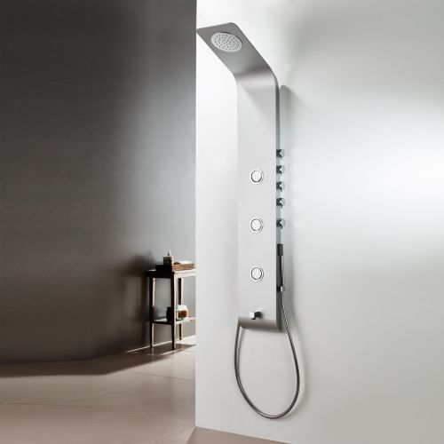 ΣΤΗΛΗ ΝΤΟΥΣ ΥΔΡΟΜΑΣΑΖ ΤΕΣΣΑΡΩΝ ΕΞΟΔΩΝ Icos Shower LETE Satin
