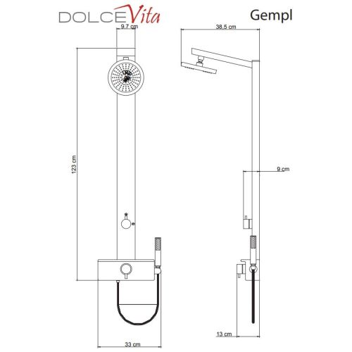 ΣΤΗΛΗ ΝΤΟΥΣ ΔΥΟ ΕΞΟΔΩΝ DOLCE Vita GEMA PLUS
