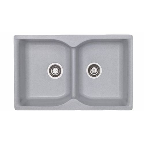 ΝΕΡΟΧΥΤΗΣ ΣΥΝΘΕΤΙΚΟΣ ΓΡΑΝΙΤΗ SANITEC Eclectic 322 (81x50 cm) Metallic Silver
