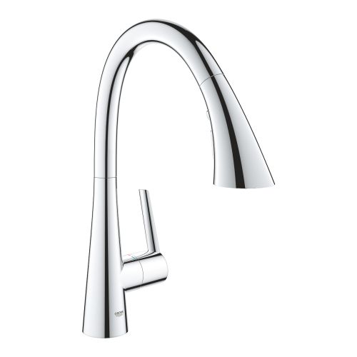 ΜΠΑΤΑΡΙΑ ΚΟΥΖΙΝΑΣ ΜΕ ΝΤΟΥΣ GROHE ZEDRA 32294 Χρώμιο