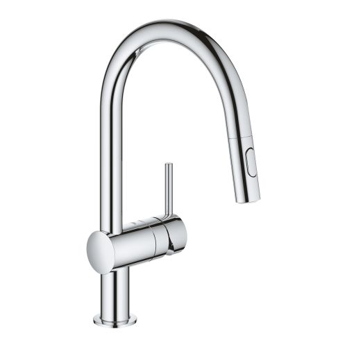 ΜΠΑΤΑΡΙΑ ΝΕΡΟΧΥΤΗ  ΜΕ ΝΤΟΥΣ GROHE MINTA 32321002 Chrome