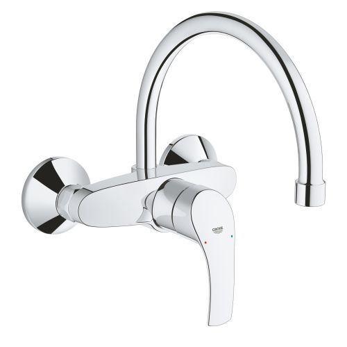 ΜΠΑΤΑΡΙΑ ΚΟΥΖΙΝΑΣ ΤΟΙΧΟΥ GROHE EUROSMART 32482002 Chrome