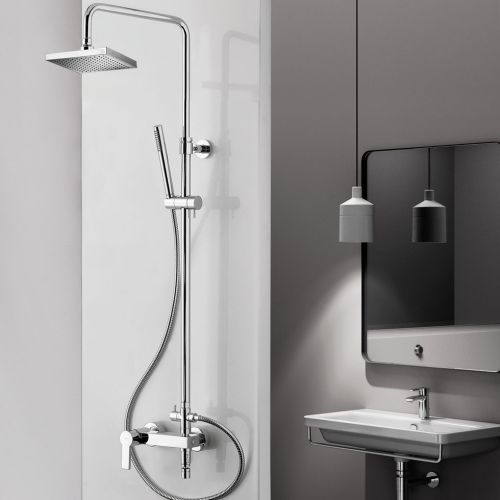 ΜΠΑΤΑΡΙΑ ΝΤΟΥΖΙΕΡΑΣ ΜΕ ΚΟΛΩΝΑ ΠΛΗΡΕΣ ΣΕΤ La Torre ITALIA 35037 Chrome