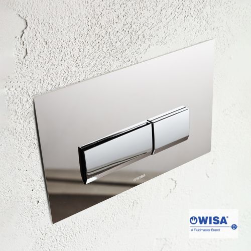 ΠΛΑΚΕΤΑ ΧΕΙΡΙΣΜΟΥ EASY TOUCH ΓΙΑ ΚΑΖΑΝΑΚΙΑ WISA Vivente Inox F390-100 Chrome