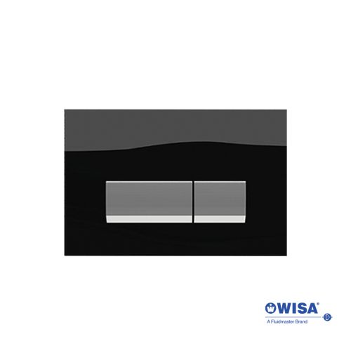 ΠΛΑΚΕΤΑ ΧΕΙΡΙΣΜΟΥ EASY TOUCH ΓΙΑ ΚΑΖΑΝΑΚΙΑ WISA Vivente F390-400 Black Glass /  Chrome