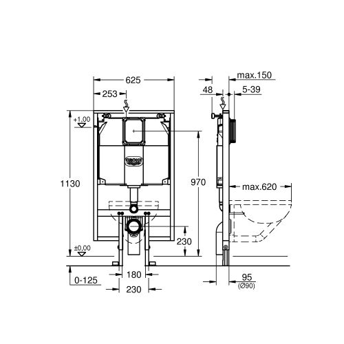 ΚΑΖΑΝΑΚΙ ΕΝΤΟΙΧΙΖΟΜΕΝΟ GROHE Rapid SL 38994000