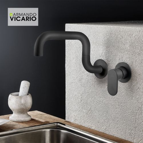 ΜΠΑΤΑΡΙΑ ΚΟΥΖΙΝΑΣ ΤΟΙΧΟΥ Armando Vicario LAUNDRY 400747 Black Matt