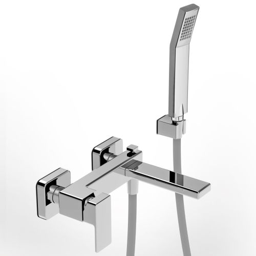 ΜΠΑΤΑΡΙΑ ΛΟΥΤΡΟΥ ΠΛΗΡΗΣ ΣΕΤ La Torre PROFILI 45019 Chrome