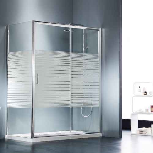 ΚΑΜΠΙΝΑ  ΠΟΡΤΑ ΝΤΟΥΖΙΕΡΑΣ Starlet SLIDER (1+1) SLS 140 S Stripes 137-141 x h 180 cm