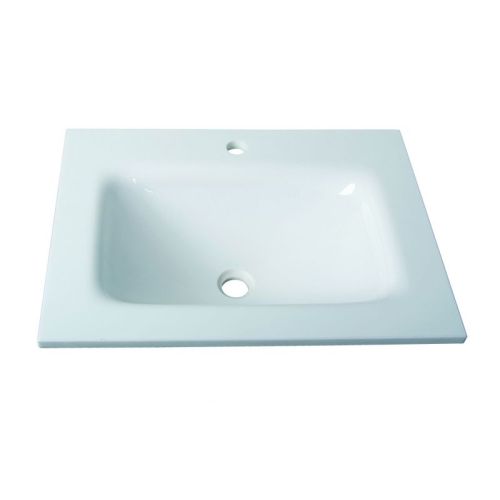 ΝΙΠΤΗΡΑΣ ΓΥΑΛΙΝΟΣ ΕΝΘΕΤΟΣ ΕΠΙΠΛΟΥ PHOENIX  WHITE STONE Gloria GLASS-U 60x46 cm