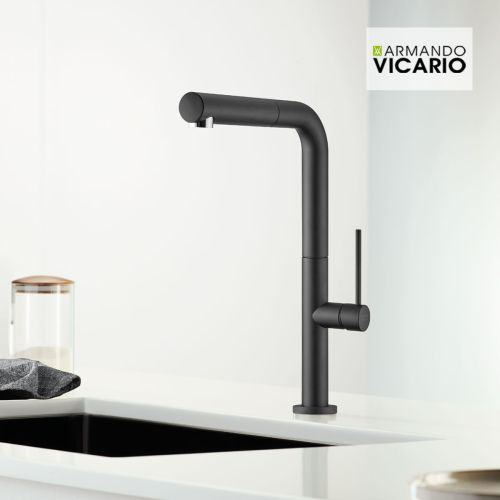 ΜΠΑΤΑΡΙΑ ΚΟΥΖΙΝΑΣ ΜΕ ΝΤΟΥΣ Armando Vicario TOZO 48580 Black Matt