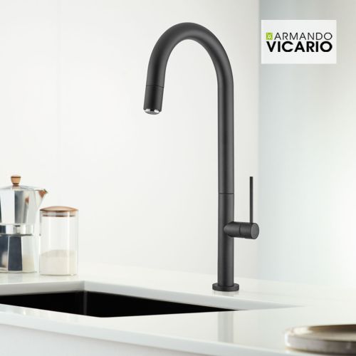 ΜΠΑΤΑΡΙΑ ΚΟΥΖΙΝΑΣ ΜΕ ΝΤΟΥΣ Armando Vicario TOZO 48780 Black Matt