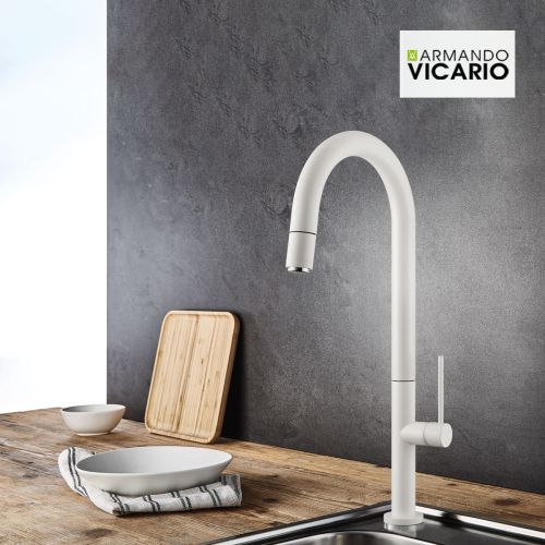 ΜΠΑΤΑΡΙΑ ΚΟΥΖΙΝΑΣ ΜΕ ΝΤΟΥΣ Armando Vicario TOZO 48780 White Matt