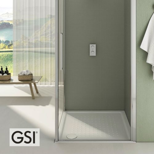 ΝΤΟΥΖΙΕΡΑ ΠΟΡΣΕΛΑΝΗΣ GSI Slim 4388-300 ANTISLIP WHITE 90x72x4,5 cm