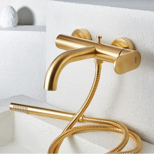 ΜΠΑΤΑΡΙΑ ΛΟΥΤΡΟΥ ΠΛΗΡΕΣ Armando Vicario SLIM 500100-201 Gold Brushed