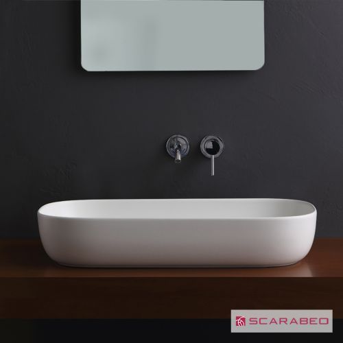 ΝΙΠΤΗΡΑΣ ΕΠΙΤΡΑΠΕΖΙΟΣ SCARABEO GLAM Color 1803 White matt 76 x 39 cm