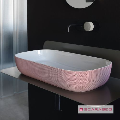 ΝΙΠΤΗΡΑΣ ΕΠΙΤΡΑΠΕΖΙΟΣ SCARABEO GLAM Color 1804 POIS PINK 56 x 39 cm
