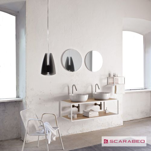 ΝΙΠΤΗΡΑΣ ΕΠΙΤΡΑΠΕΖΙΟΣ SCARABEO GLAM 1807 White Ø39 cm