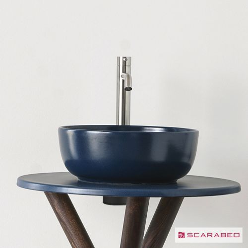 ΝΙΠΤΗΡΑΣ ΕΠΙΤΡΑΠΕΖΙΟΣ SCARABEO GLAM 1807 OCEAN (BLUE) Ø39 cm