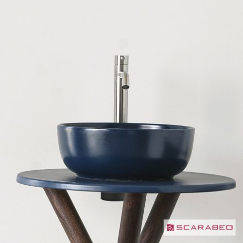 ΝΙΠΤΗΡΑΣ ΕΠΙΤΡΑΠΕΖΙΟΣ SCARABEO GLAM 1808 OCEAN (BLUE) Ø 33 cm