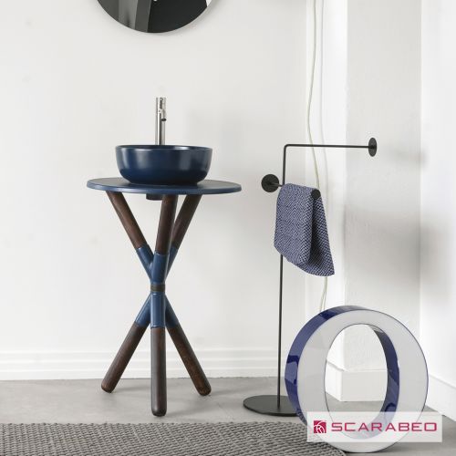 ΝΙΠΤΗΡΑΣ ΕΠΙΤΡΑΠΕΖΙΟΣ SCARABEO GLAM 1808 OCEAN (BLUE) Ø 33 cm
