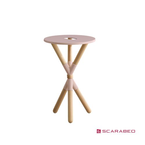 ΕΠΙΠΛΟ ΜΠΑΝΙΟΥ ΧΩΡΙΣ ΟΠΗ CROSS ANTIQUE PINK (ΡΟΖ ΜΑΤ) 2501F0-9854  Ø52 x h 76 cm