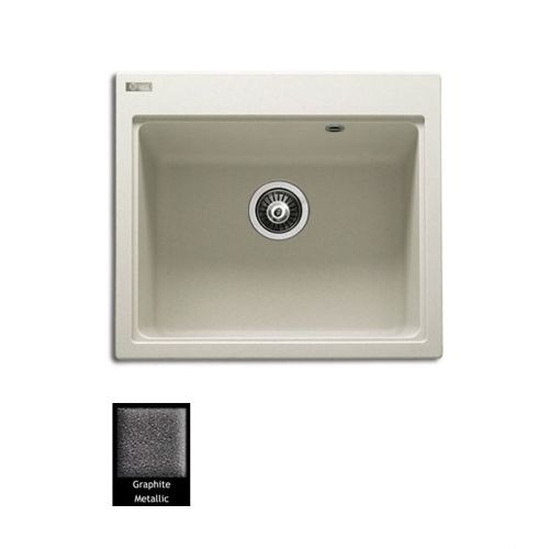 ΝΕΡΟΧΥΤΗΣ ΓΡΑΝΙΤΗ ΕΝΘΕΤΟΣ Carron Phoenix FIJI 5050 Graphite 58,5x52 cm