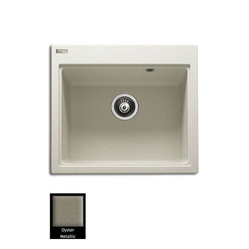 ΝΕΡΟΧΥΤΗΣ ΓΡΑΝΙΤΗ ΕΝΘΕΤΟΣ Carron Phoenix FIJI 5050 Oyster 58,5x52 cm