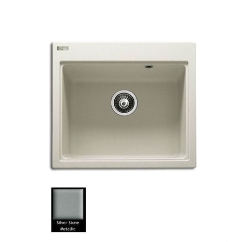 ΝΕΡΟΧΥΤΗΣ ΓΡΑΝΙΤΗ ΕΝΘΕΤΟΣ Carron Phoenix FIJI 5050 Silver Stone 58,5x52 cm