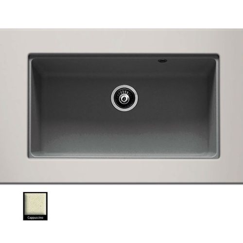 ΝΕΡΟΧΥΤΗΣ ΓΡΑΝΙΤΗ ΥΠΟΚΑΘΗΜΕΝΟΣ Carron Phoenix FIJI 5075U Cappuccino 80x46 cm