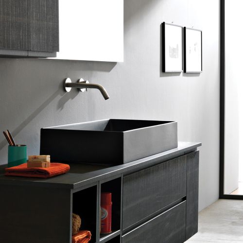 ΝΙΠΤΗΡΑΣ ΕΠΙΤΡΑΠΕΖΙΟΣ SCARABEO TEOREMA 2.0 Color 5102 Black matt 80 x 40 cm