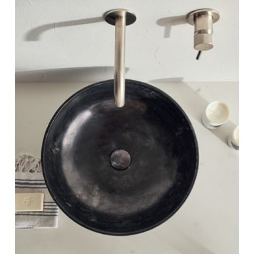ΝΙΠΤΗΡΑΣ ΜΑΡΜΑΡΙΝΟΣ ΕΠΙΤΡΑΠΕΖΙΟΣ FOSSIL CIREO Marble MR 45-410 Grey Ø 45 cm
