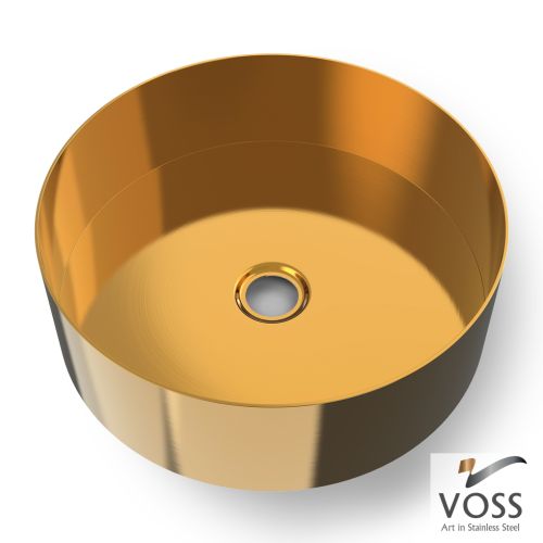 ΝΙΠΤΗΡΑΣ ΕΠΙΤΡΑΠΕΖΙΟΣ INOX 304 VOSS MILO Gold Brushed PVD Ø 33cm