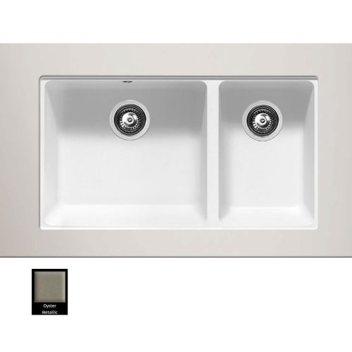 ΝΕΡΟΧΥΤΗΣ ΓΡΑΝΙΤΗ ΥΠΟΚΑΘΗΜΕΝΟΣ Carron Phoenix FIJI 5200U Oyster 80x46 cm