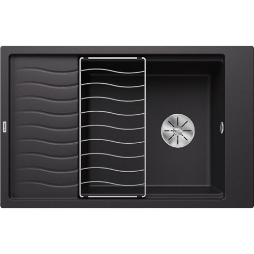 ΝΕΡΟΧΥΤΗΣ ΓΡΑΝΙΤΗ ΕΝΘΕΤΟΣ BLANCO ELON XL 6 S Black 78x50 cm
