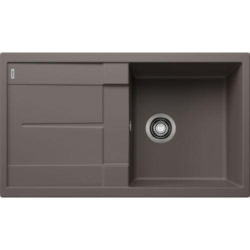 ΝΕΡΟΧΥΤΗΣ ΓΡΑΝΙΤΗ ΕΝΘΕΤΟΣ BLANCO METRA 5 S Volcano Grey 86x50 cm