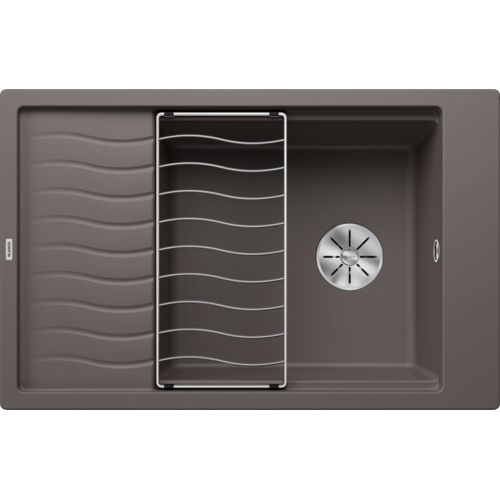 ΝΕΡΟΧΥΤΗΣ ΓΡΑΝΙΤΗ ΕΝΘΕΤΟΣ BLANCO ELON XL 6 S Volcano Grey 78x50 cm