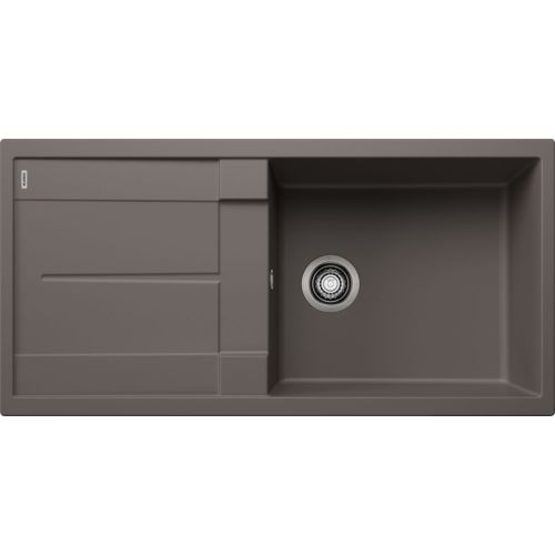 ΝΕΡΟΧΥΤΗΣ ΓΡΑΝΙΤΗ ΕΝΘΕΤΟΣ BLANCO METRA XL 6 S Volcano Grey 100x50 cm