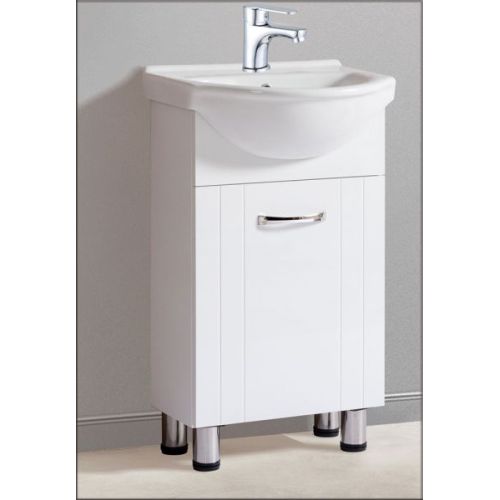 ΕΠΙΠΛΟ ΜΠΑΝΙΟΥ ΠΑΓΚΟΣ Gloria DANZA-DOWN PVC WHITE 40,5x34,5x78h cm