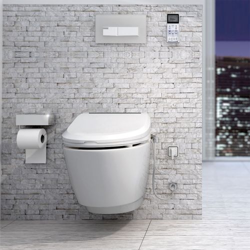 ΗΛΕΚΤΡΟΝΙΚΟ ΜΠΙΝΤΕ - ΚΑΘΙΣΜΑ ΤΟΥΑΛΕΤΑΣ Soft Close USPA  Design 6035RU White 38,8 x 50,4 x 14,4 cm