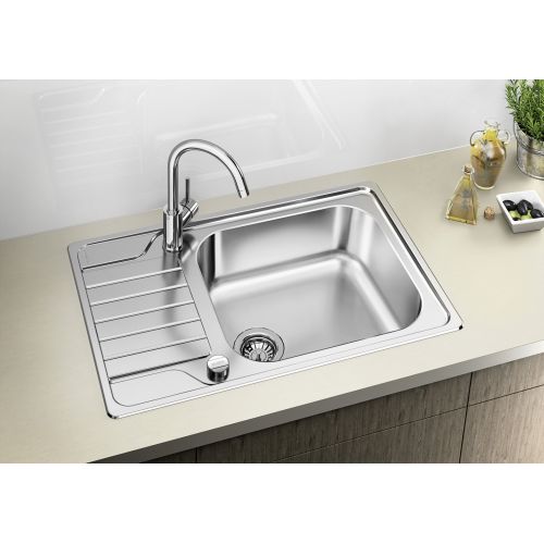 ΝΕΡΟΧΥΤΗΣ ΕΝΘΕΤΟΣ BLANCO DINAS XL 6 S Compact  Inox 78x50 cm