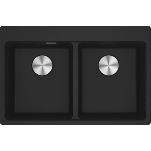 ΝΕΡΟΧΥΤΗΣ ΓΡΑΝΙΤΗ FRANKE Maris Bowl MRG 620-34-34 FTL Fragranite Matt Black 76x50 cm