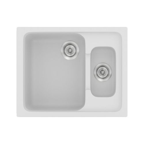 ΝΕΡΟΧΥΤΗΣ ΕΝΘΕΤΟΣ ΣΥΝΘΕΤΙΚΟΣ ΓΡΑΝΙΤΗ SANITEC Harmony 330 White (62x51 cm)
