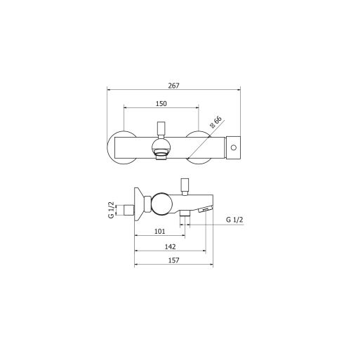 ΜΠΑΤΑΡΙΑ ΛΟΥΤΡΟΥ ΠΛΗΡΕΣ ΣΕΤ Teorema NEW JABiL 6373152 Total Black