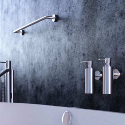ΠΕΤΣΕΤΟΚΡΕΜΑΣΤΡΑ ΤΟΙΧΟΥ GEESA Nemox 6507 / 60 Inox 60 cm