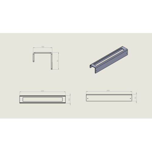 ΠΕΤΣΕΤΟΘΗΚΗ ΤΟΙΧΟΥ VERDI STRANTZA 7231401 White Matt 60 cm