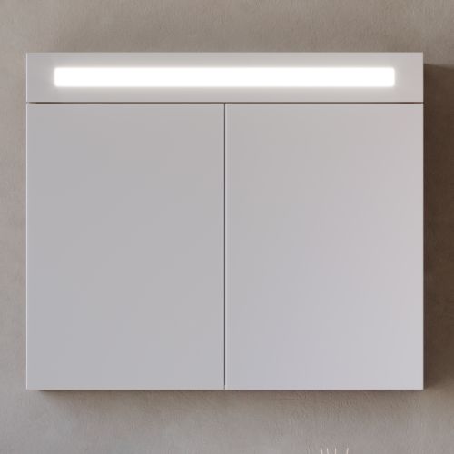 ΚΑΘΡΕΠΤΗΣ ΜΠΑΝΙΟΥ LED  MARTIN BATH INTENSE Beige Soft / White Mat 80cm 