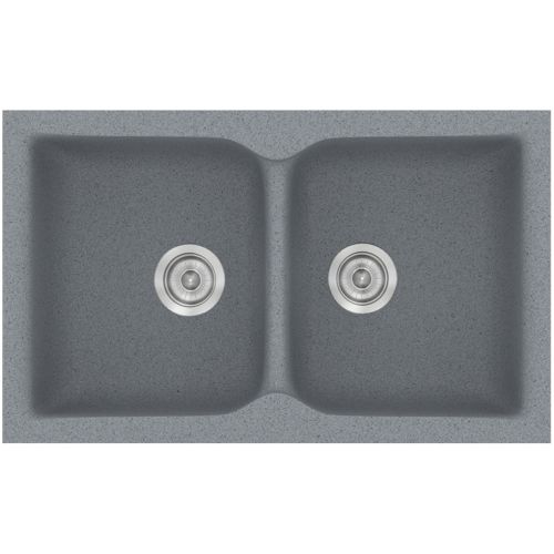 ΝΕΡΟΧΥΤΗΣ ΣΥΝΘΕΤΙΚΟΣ ΓΡΑΝΙΤΗ SANITEC Eclectic 322 (81x50 cm) Metallic Silver