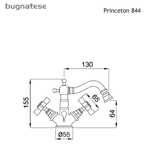 ΜΠΑΤΑΡΙΑ ΜΠΙΝΤΕ Bugnatese PRINCETON 844 Bronze